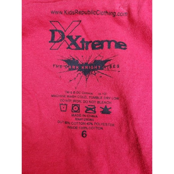 DXtreme The Dark Knight Rises Kids Batman Hooded Sweatshirt - Embroidered Zip - Picture 4 of 10